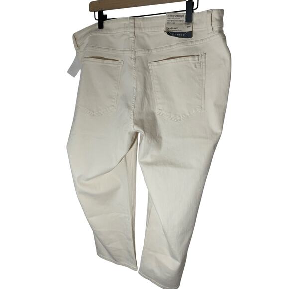 NWT DL1961 Mara Straight Mid Rise Instasculpt Ankle Vanilla 20 Western Ranch - Picture 8 of 9